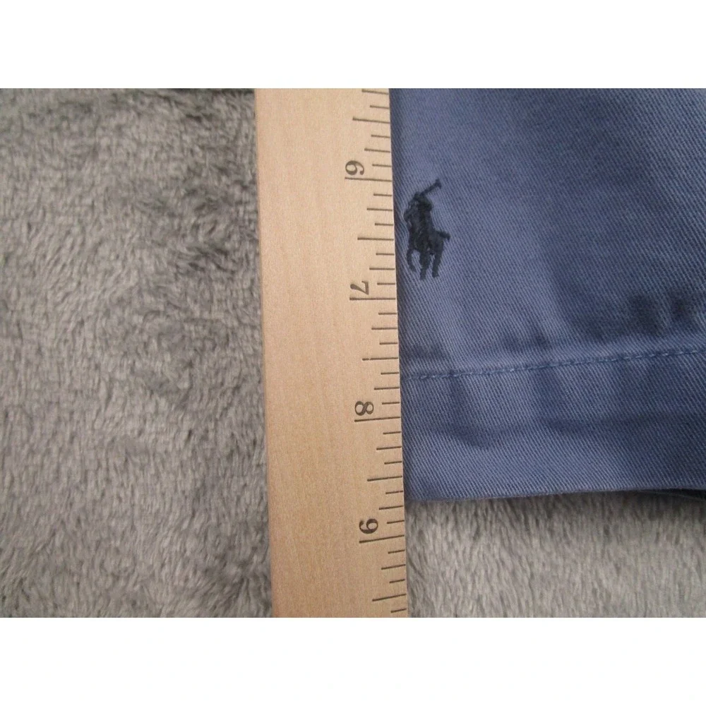 Polo Ralph Lauren Shorts Mens 31 Blue All Over Print Chino Pockets Preppy‎